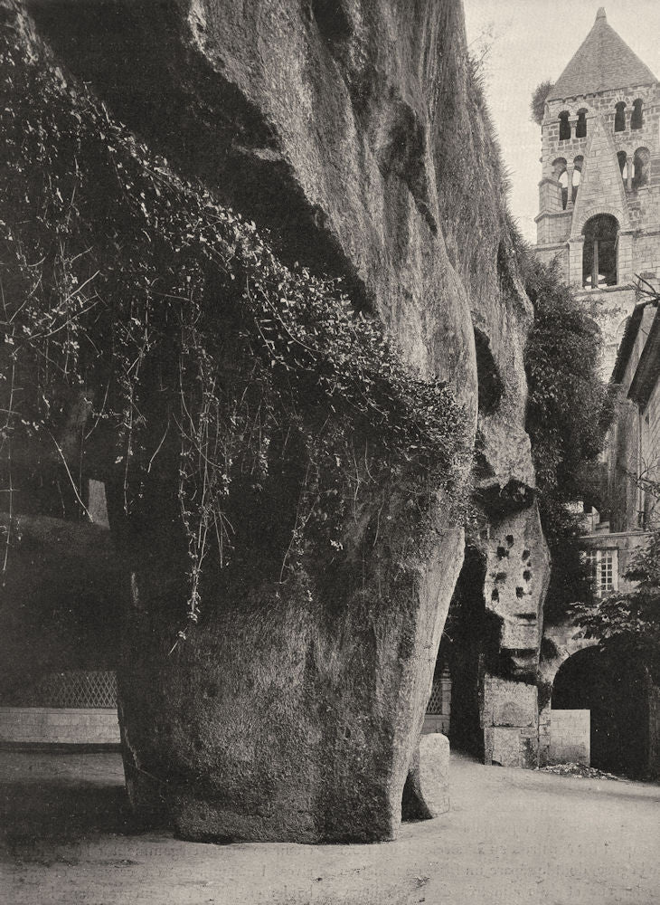 DORDOGNE. Brantôme- Les grottes 1904 old antique vintage print picture